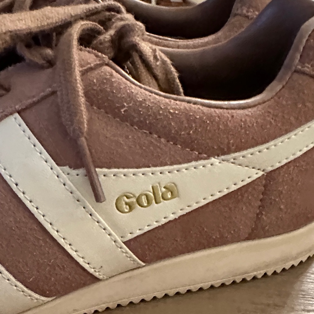 Gola Mauve and White Casual Sneakers - Picture 3 of 6